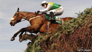 Ballabriggs leaps to victory in last year's Grand National