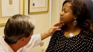 Chin inspection