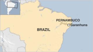 Map of Brazil
