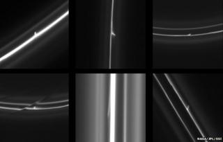 Trails in F-ring