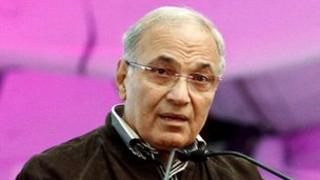 Ahmed Shafiq speaks in January 2011 (file picture)
