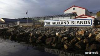 Falkland Islands sign