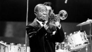 Louis Armstrong in 'Louis Armstrong And His All Stars' on BBC2 on 2 August 1968