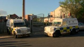 Police searches in Ardoyne