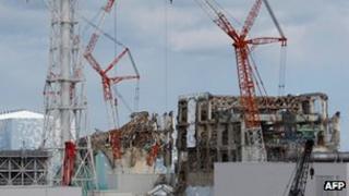 Damaged Fukushima Daiichi nuclear plant