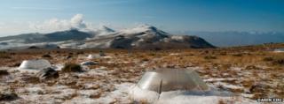 "Warming chamber" in White Mountains, California