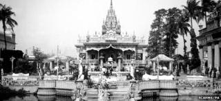 Undated photo of Jain Temple complex, Calcutta