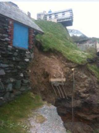 Hallsands landslide