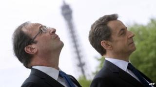 Mr Hollande and defeated
