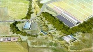 Artist's impression of Keekle Head waste disposal facility