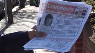 Alleged fraudulent election leaflets