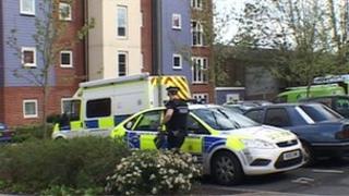 Police outside incident in Eastleigh
