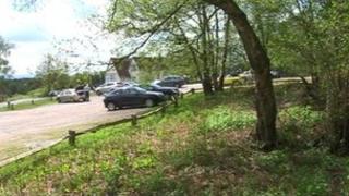 Crowborough Beacon Golf Club car park
