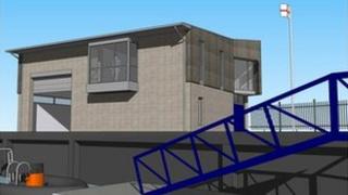 Impression of the new lifeboat station