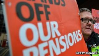 Pensions protest
