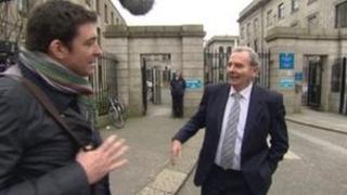 Jim Fitzpatrick questions Sean Quinn in Dublin