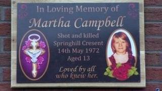 Martha Campbell plaque