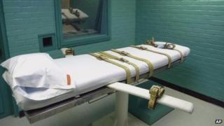 The Texas death chamber in Huntsville