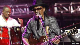 Chuck Brown on stage in 2011