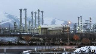 Heavy water plant near Arak, Iran (file image)