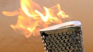 Olympic torch lit at Culdrose ahead of the relay