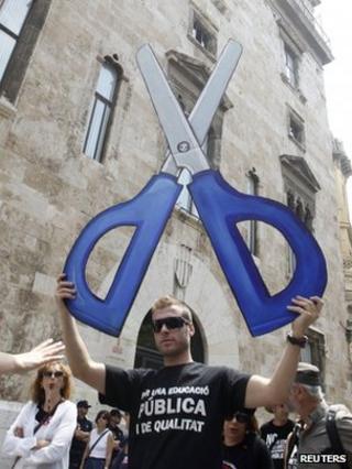Teachers' demonstration in Valencia - 16 May