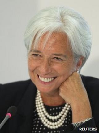 IMF managing director Christine Lagarde