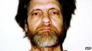 Kaczynski in a prison photo 1996