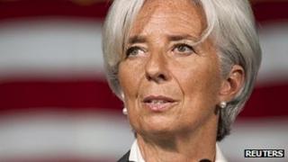 IMF head Christine Lagarde (file image)