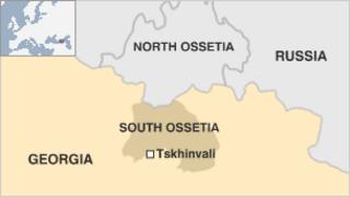 Карта Южной Осетии