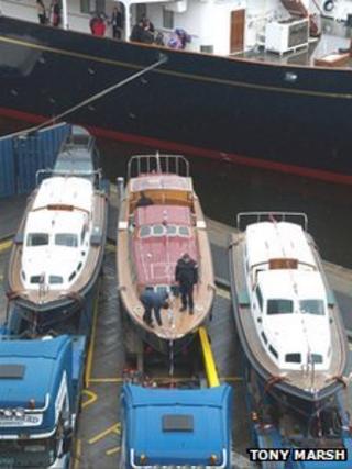 The Royal Yacht Britannia's Royal Barge