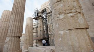 Repairs to the Acropolis
