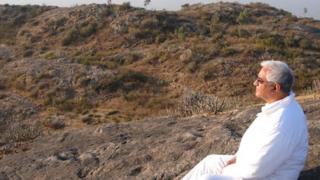 Charan Gill meditating