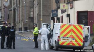 dundee murder maltman pub death scotland charged man over altercation died caption outside james getty street main after police