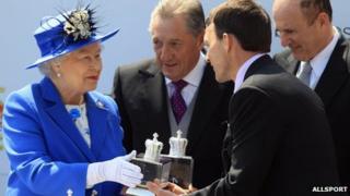 The Queen with Aidan O'Brien