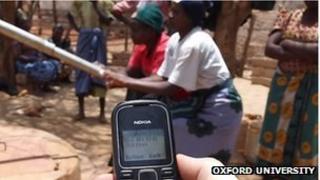 Kenya pump texting mobile