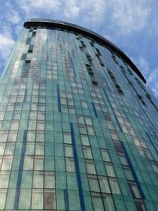 The Beetham Tower in Birmingham