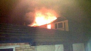 Fire in Carlton Road