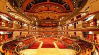 Inside Symphony Hall in Birmingham