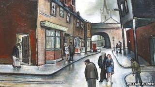 Coronation Street Set by William Turner (detail)