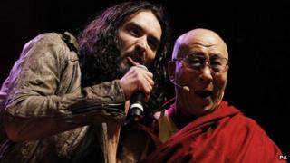 Russell Brand and the Dalai Lama