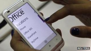Using smartphone