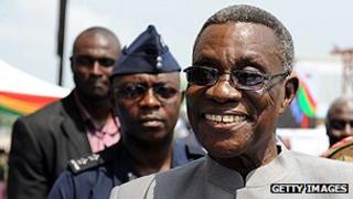 Ghanaian President John Atta Mills