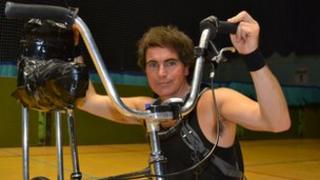 David 'Pixie' Robilliard training for the attempt