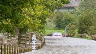 Stranded car near Skipton