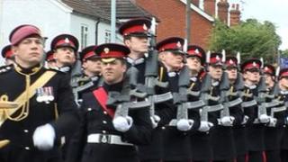 Sandhurst parade