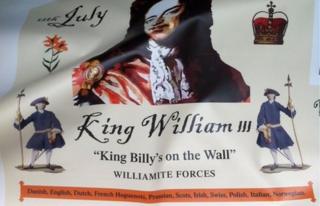 Proposed mural of William of Orange