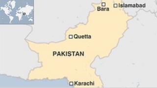 Map or Pakistan