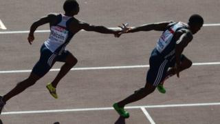 Christian Malcolm a Dwain Chambers