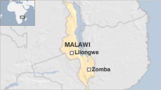 Malawi map